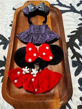 Labubu or Pop Funko Minnie Headband and Dress Set - and Haunted Mansion Set New